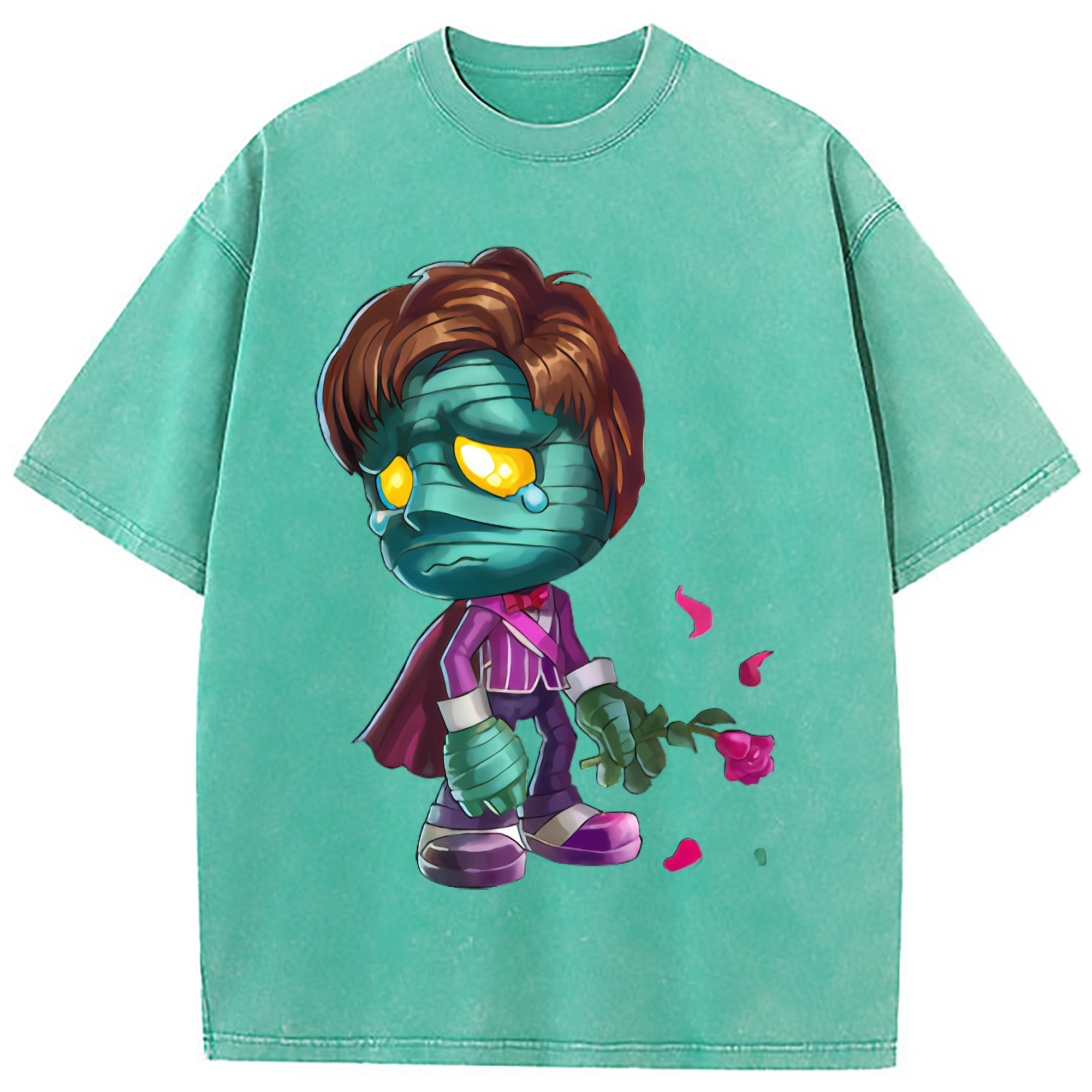（画像用） リーグ・オブ・レジェンド League of Legends LOL 綿100% ヴィンテージ風 半袖Tシャツ（フロントプリント）